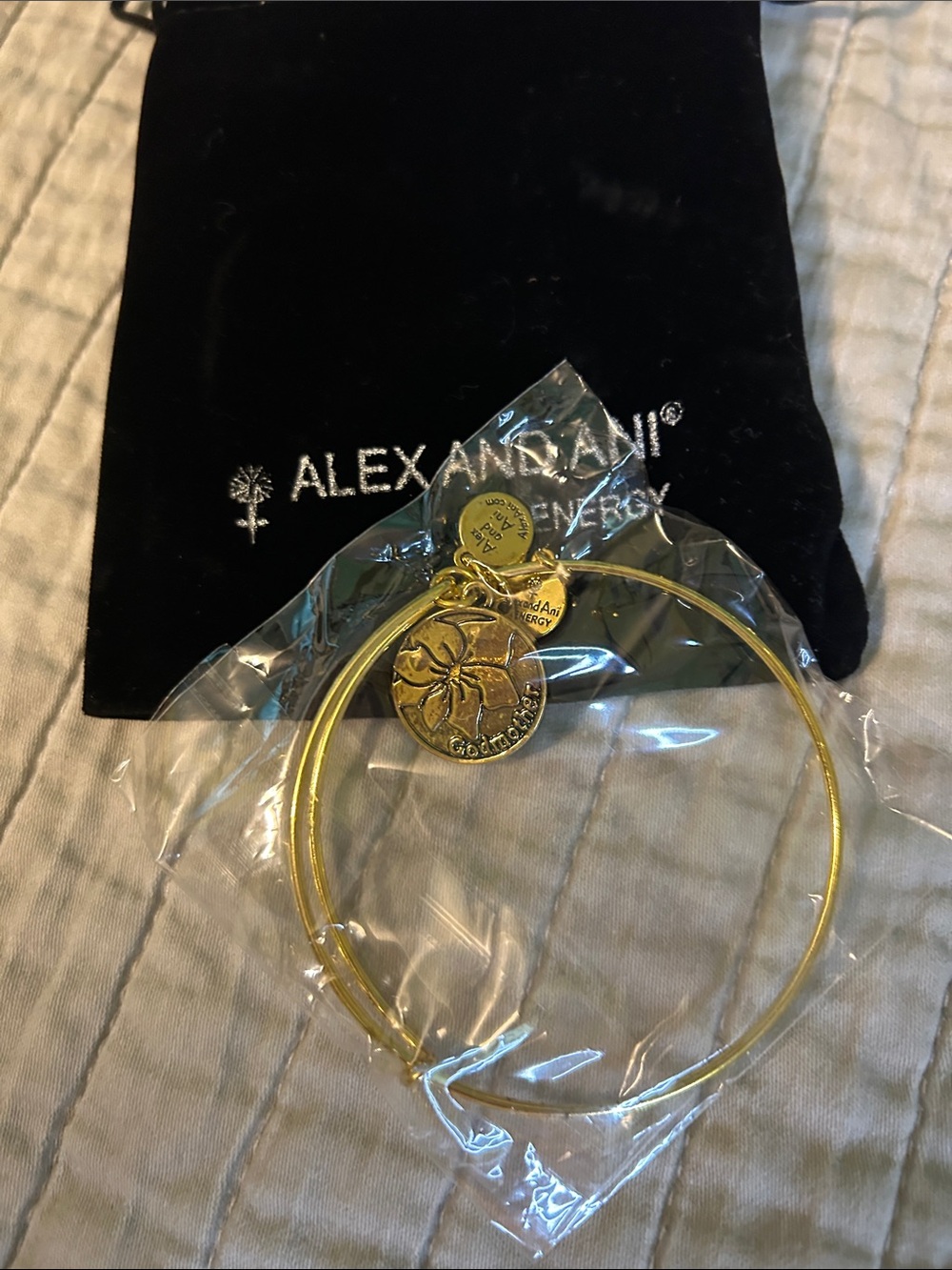 Alex and Ani Gold Godmother Bracelet